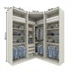 Guarda-Roupa Casal Modulado Seletto 6 Portas 3 Gavetas com Espelho Me31 Areia - Henn