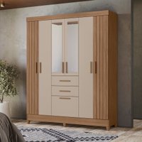 Guarda Roupa Moval Malta Com 7 Portas 2 Gavetas