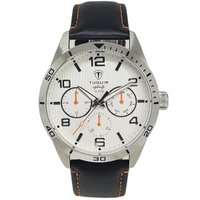 Relógio Masculino de Aço Relógio MultiFunção Tuguir Analógico Infinity TGI37061 Preto e Branco