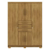 Guarda Roupa Casal 151 cm 6 Portas 3G 10020 Nature VLR