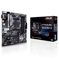 Placa Mãe Asus PRIME B550M-A, AMD AM4, DDR4, Chipset AMD B550, mATX
