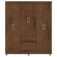 Guarda Roupa Casal 6P 2G 153 cm 10091 Imbuia VLR