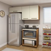 Cozinha Completa Angra Com 3 Portas para Fácil Acesso Kaiki Móveis