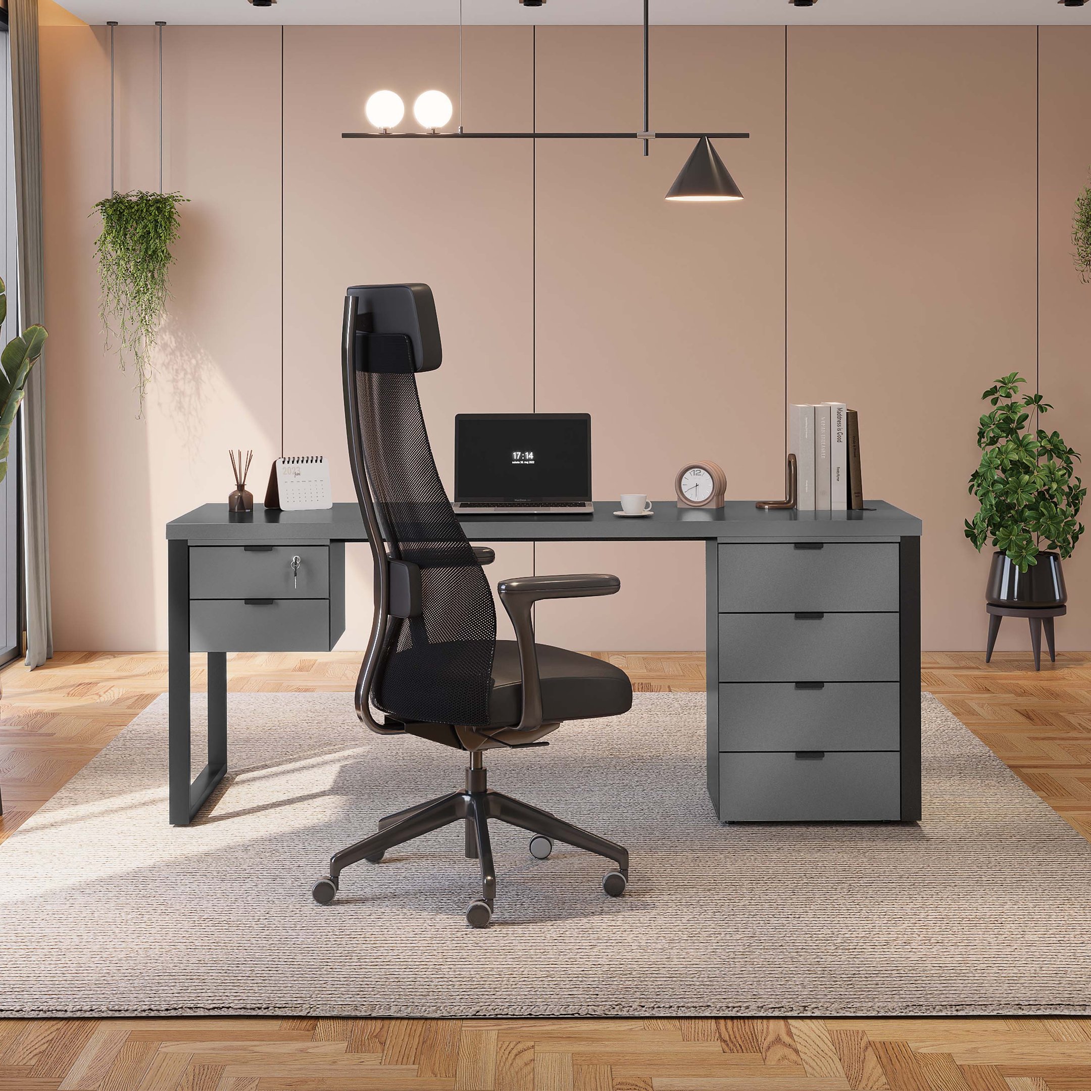 Mesa Diretor Kappesberg Office Platinum 190cm