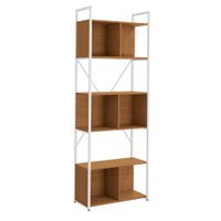 Estante Alta Com 3 Nichos 202X72 cm LI014 Canela Branco KPB