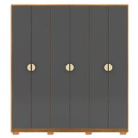 Guarda Roupa Casal 6P 4G NOR 203 cm 10109 Nature Alasca VLR