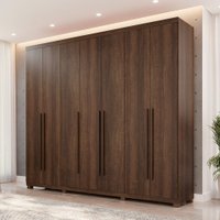 Guarda-Roupa Casal Bahrein 7 Portas 6 Gavetas Imbuia - Pnr Móveis