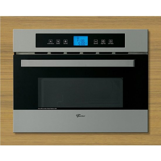 Micro-ondas de Embutir Fischer 35 Litros Grill Platinium - 220 Volts