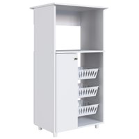 Balcão para Cozinha Genialflex  Fruteira Josi Forno Branco