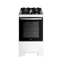 Fogão 4 Bocas Branco com Mesa de Vidro Dako Novo Supreme Glass Bivolt