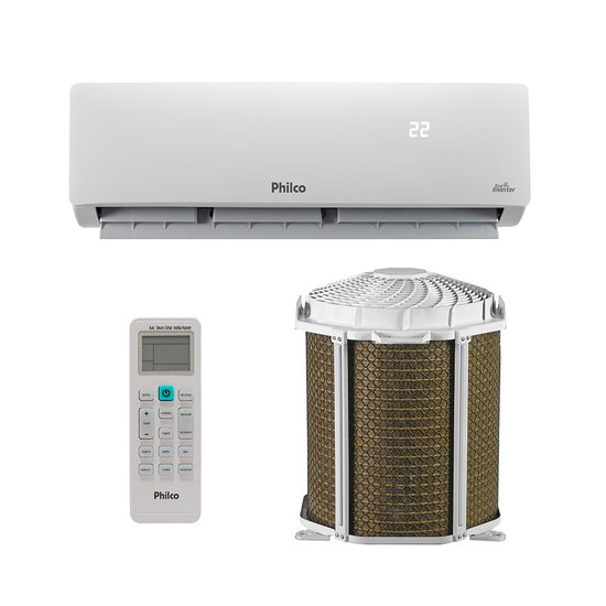 Ar Condicionado Split Hi Wall - Inverter R-32 - Philco - 12.000 BTUs - Frio - 220V Monofásico