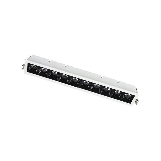 Spot de Embutir Taschibra Arch Pontual Led 20W Bivolt Branco/Preto 2700K Luz Amarela 15090439
