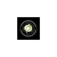 Spot de Embutir de Led Taschibra Alltop MR11 Quadrado 3W Bivolt Preto Preto 4000K Luz Neutra 15090328