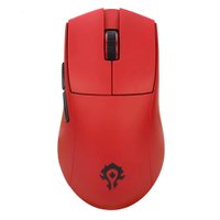 Mouse gamer Redragon King Pro World of Warcraft Horda vermelho