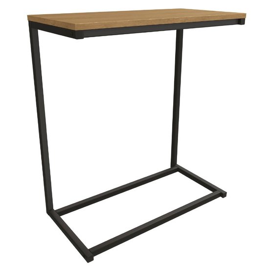 Mesa de Apoio Lateral 68 cm LI025 Freijo Preto Fosco KPB