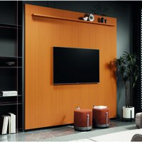 Painel Para TV Até 75 Polegadas Com Prateleira Egeo Clean 2,25m Madeirado EDN