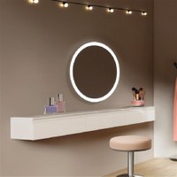 Penteadeira Suspensa 3 Gavetas 1,80m Aspen Off White EDN