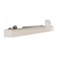 Rack Suspenso Para Painel ou TV até 75 Polegadas 3 Gavetas 1,80m Aspen Off White EDN