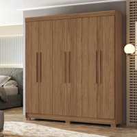 Guarda-Roupa Casal 6 Portas 2 Gavetas 194,40cm Horácio Estilo MM - Jatoba