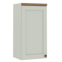 Armário de Cozinha Genialflex Iluminata Aéreo Hortelã - Branco