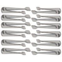 Kit 12 Pegadores Pinça Azeitonas Servir Carne Gelo Aço Inox 18cm Multiuso Brinox