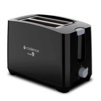 Torradeira elétrica Cadence Croc preta 750W TOR200 220V