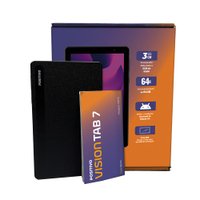 Tablet Positivo Vision TAB 7 3GB RAM 64GB Octa-Core Android 14 Go Wi-Fi - Tela 7” IPS - 3100mAh - Preto
