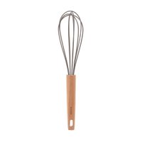 Colher Batedora de Silicone com Cabo Madeira Kenya Cinza
