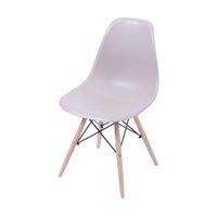 Cadeira em Popipropileno OR-1102B com Base de Madeira OR Design