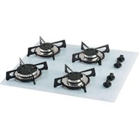 Cooktop G&aacute;s 4 bocas Mesa Vidro Fischer