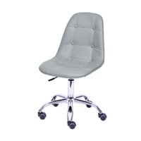 Cadeira OR-1110R Boton&ecirc;s em PU com Base Rod&iacute;zio OR Design