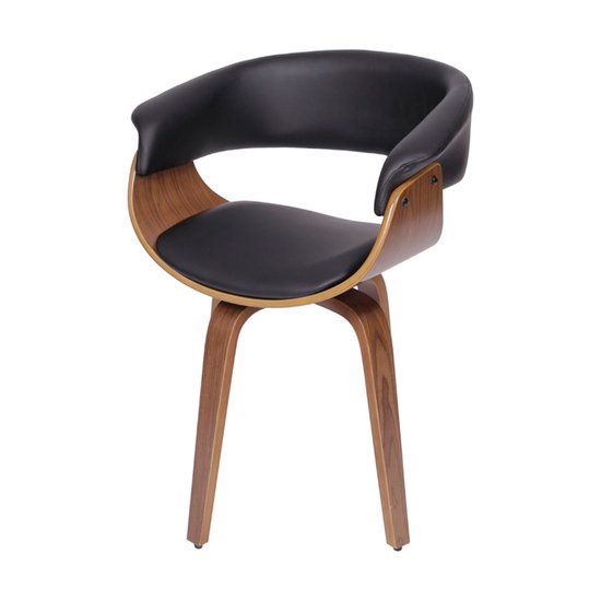 Cadeira OR-1152 em Madeira Acolchoado Revestido em PU OR Design