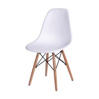 Cadeira em Popipropileno OR-1102B com Base de Madeira OR Design -Azul Escuro