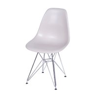 Cadeira em Polipropileno OR-1102 com Base Cromada OR Design - Fendi