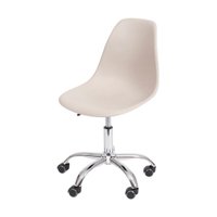 Cadeira OR-1102R em Polipropileno com Base Rodízio OR Design - Fendi