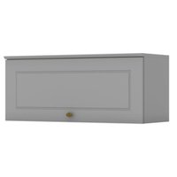 Armario Aereo Basculante MDF 80 cm Americana C354 Cinza Henn