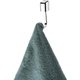 Conjunto Com 2 Suportes Porta Toalhas de Rosto Ganchos Multiusos Banheiro Lavanderia Cromado