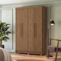Guarda-Roupa Casal 4 Portas 2 Gavetas Jatoba 130cm Sarandi Santos Andirá