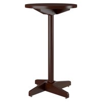 Mesa de Jantar/Bar Alta Redonda 60cm Multimóveis CR50113 Castanho