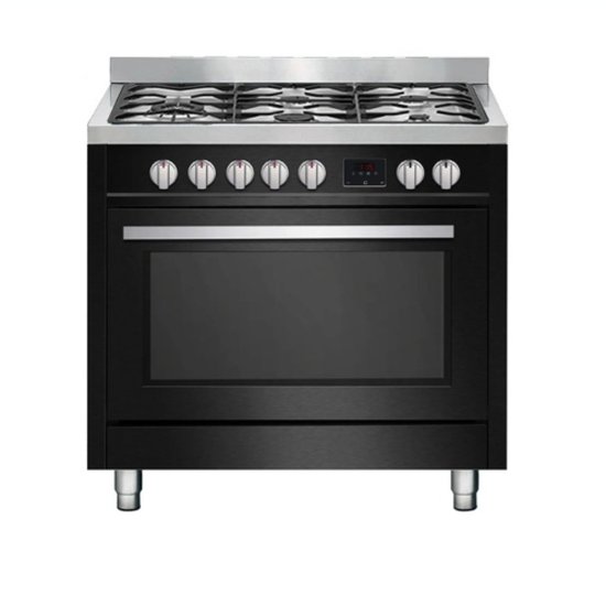Fogão a Gás Cuisinart Arkton 5 Queimadores com Forno Elétrico Inox 90cm 220V - 4092740104