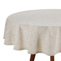 Toalha Mesa Redonda Döhler Clean Linhares Pauline 8 Lugares