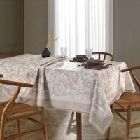 Toalha Mesa Quadrada Döhler Clean Renova Alana Bege 4 Lugares