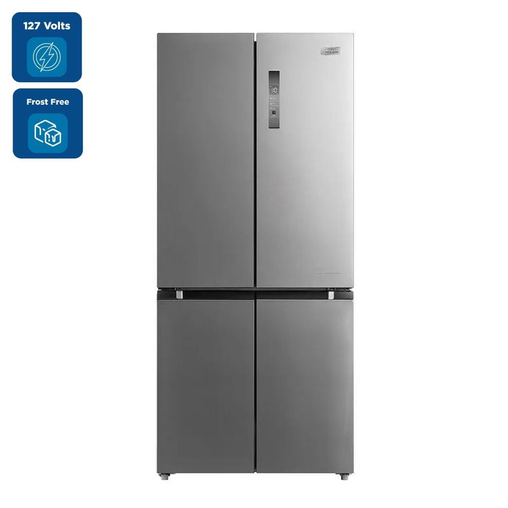 Refrigerador Midea French Door Inverter Quattro 482 Litros Inox MD