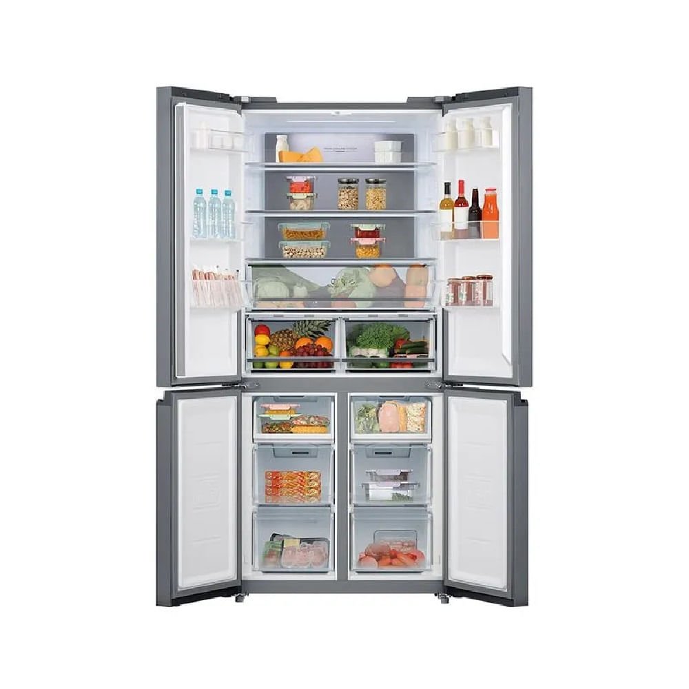 Refrigerador Midea French Door Inverter Quattro 482 Litros Inox MD