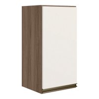 Armario Aereo 1P MDF 40 CM Kali 12202 Carvalho Toq Off White Cetim Nicioli