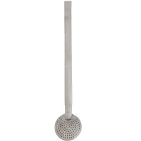 Bomba Chimarrão Tereré Lisa Sem Rosca 23cm Bomba Chata - Aço Inox