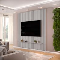 Painel para TV até 75 Polegadas Ripado DJ Móveis Trento 250 Bali