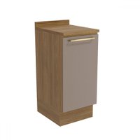 Balcão de Cozinha 40 Cm Isabel 1 Porta Nogueira/Fendi - Kappesberg