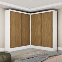 Closet Casal Duplo Belém Com 4 Portas 4 Gavetas Carioca Móveis