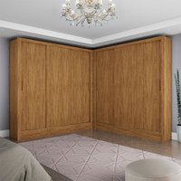 Closet Casal Duplo Fortaleza Com 6 Portas 12 Prateleiras - Cinamomo